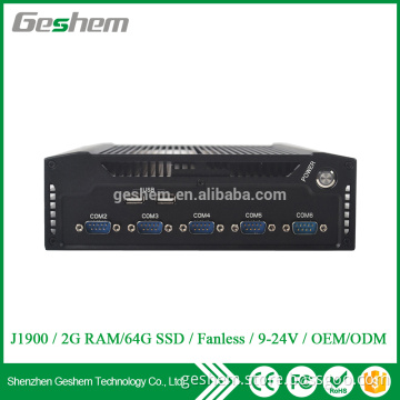 Thin client with RJ45 COM port J1900 mini pc dual nic
